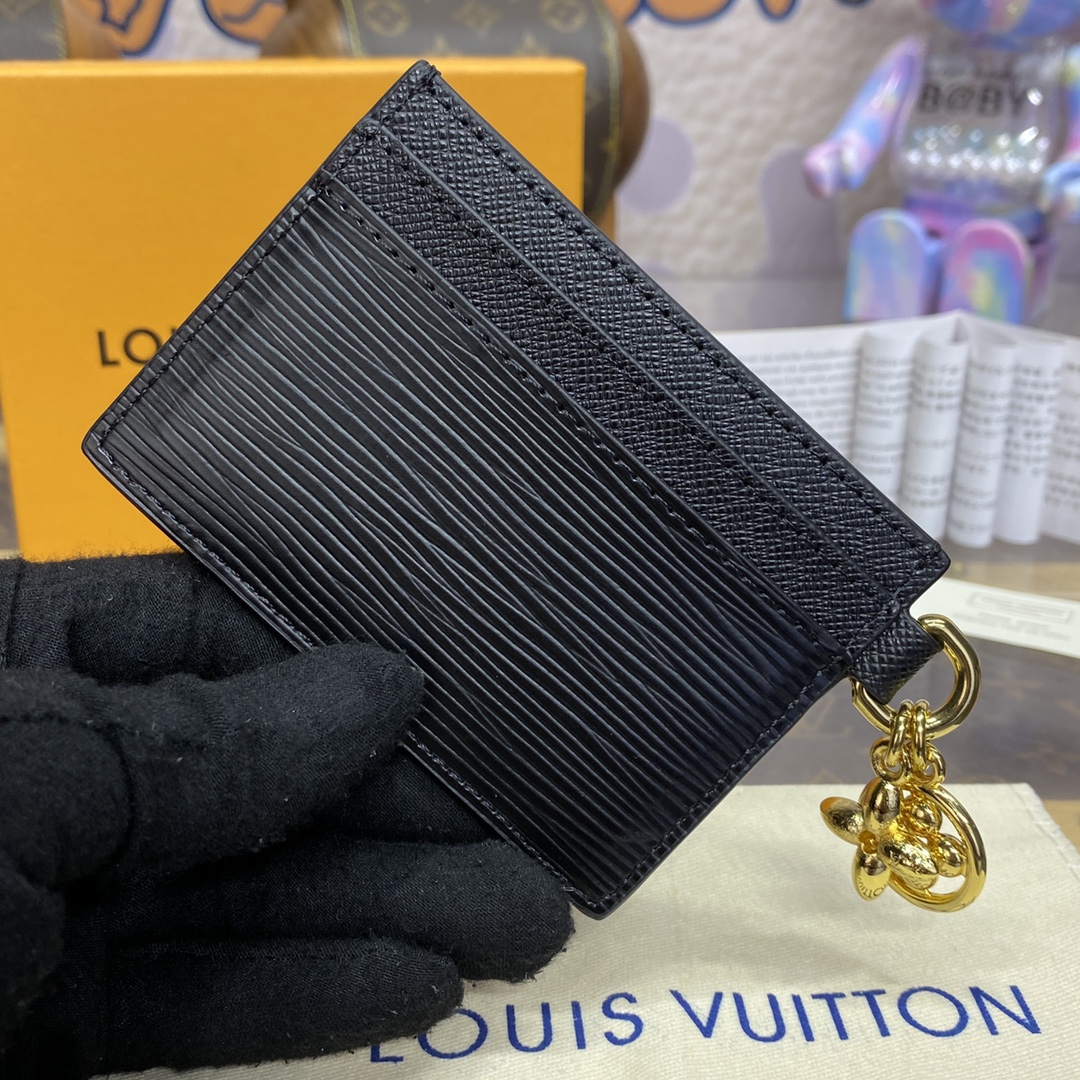 [YSL Wallets]M82132 Black Black silk screen printing Blackwater Ripple 82739 M