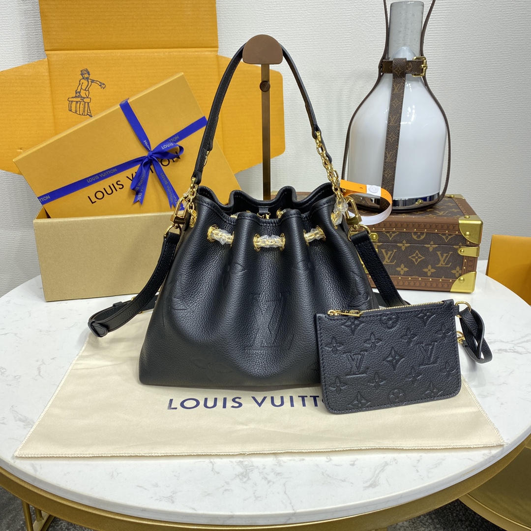 Louis Vuitton Bags Handbags Black Grey White Empreinte​ Fashion M25452