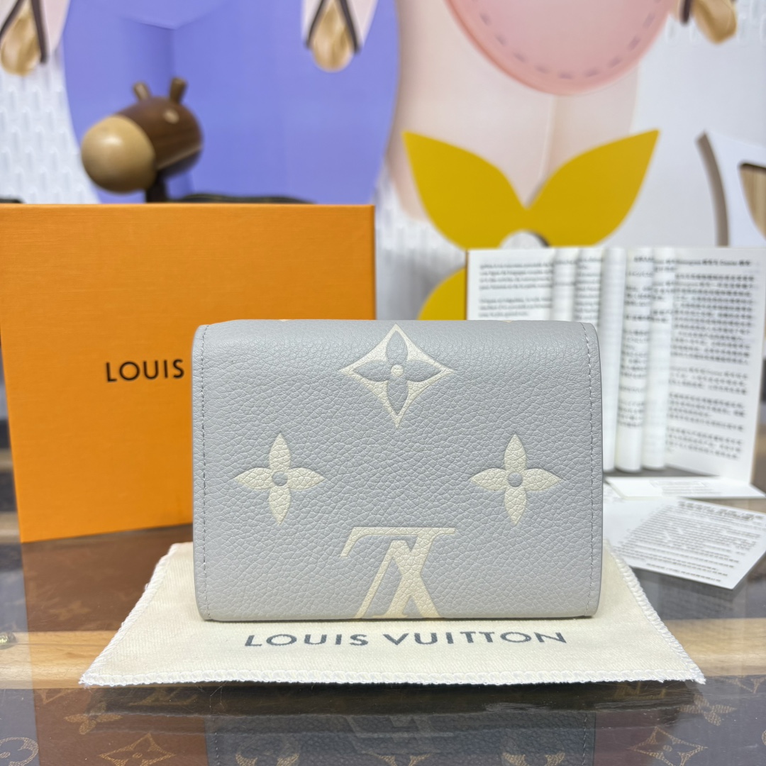 [Louis Vuitton Wallets]80086 Green Silk Screen M83271 Light powder M11988 Brow