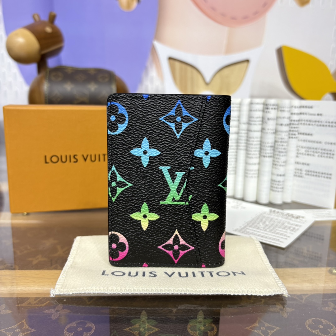 [Louis Vuitton Wallets]Gradient card bag pocket wallet pocket wallet classic d