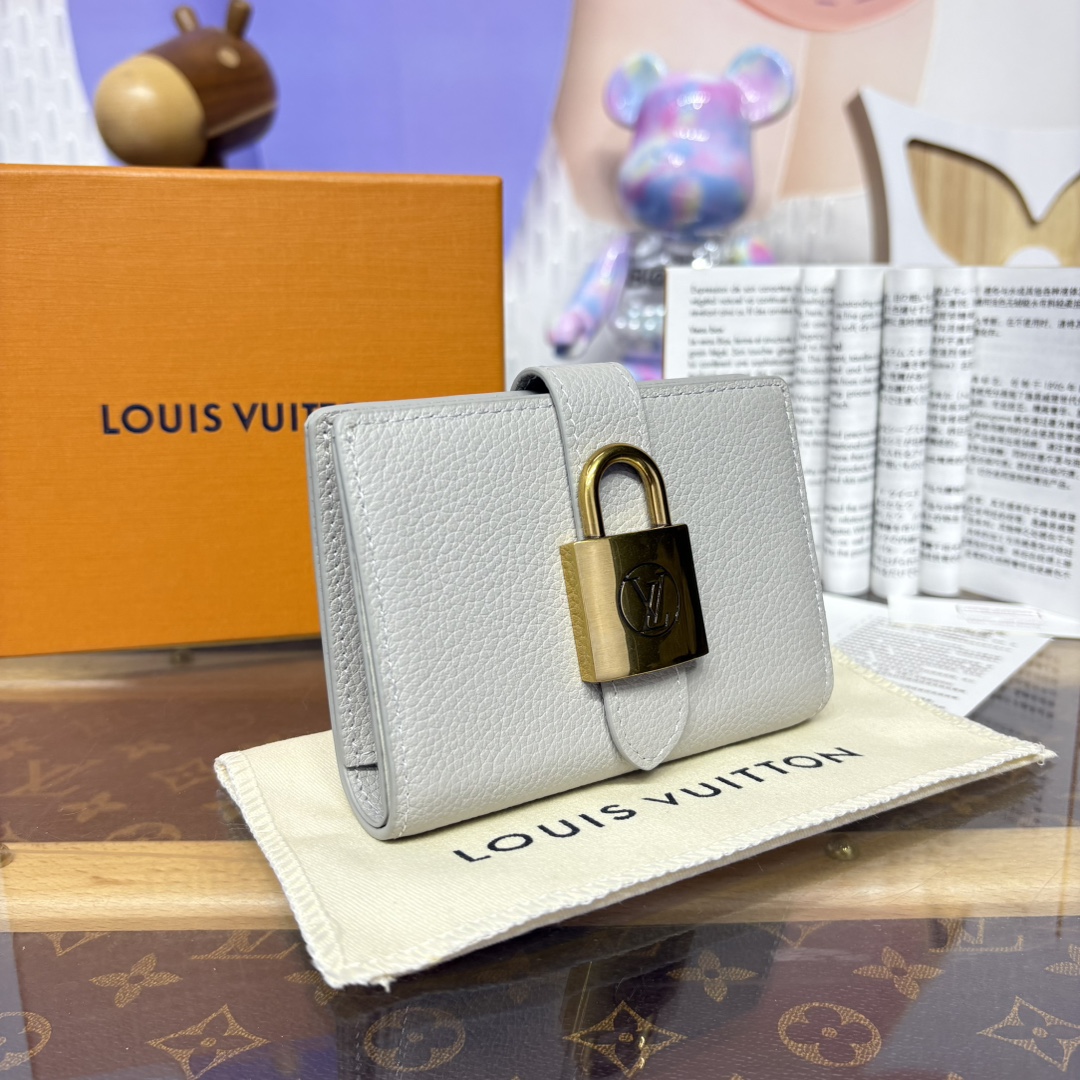 [Louis Vuitton Wallets]Full leather wallet series PortfoilleLocky wallet M1240