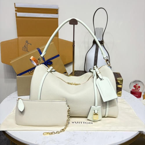 Louis Vuitton 2025 Fall/Winter Collection Handbag,Off-White Leather,Large 1 Louis Vuitton 2025 Fall/Winter Collection Handbag,Off-White Leather,Large