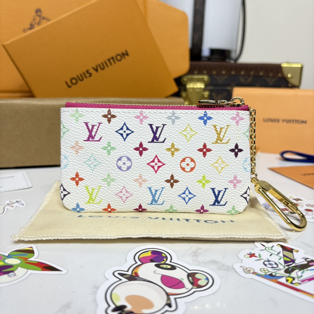 [Louis Vuitton Wallets]XTM key coin purse M13664 white color chip Exclusive du