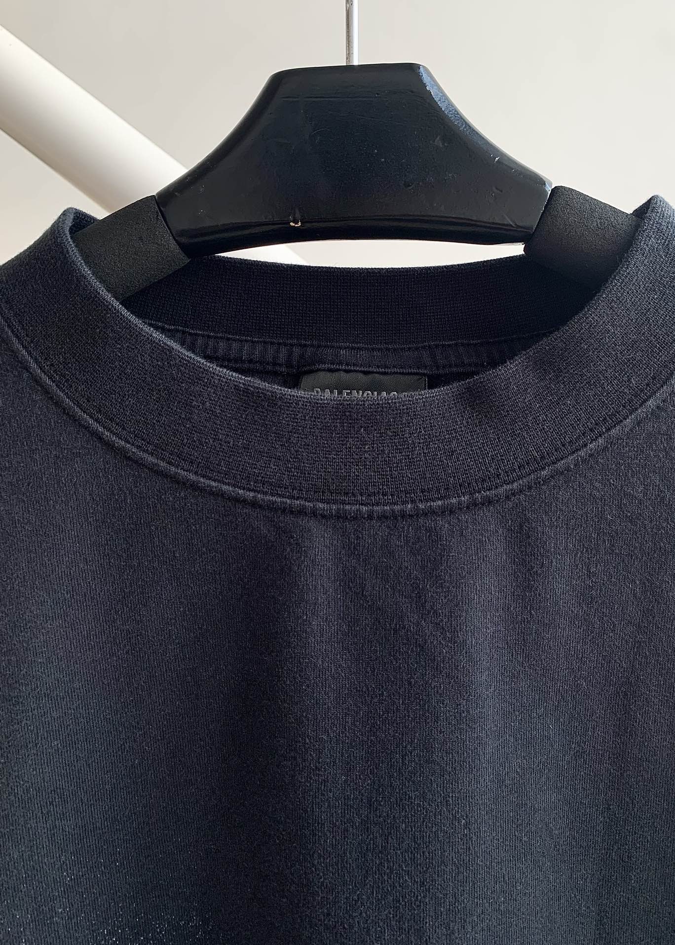 Balenciaga 2024SS Distressed Logo Print Cotton T-Shirt - Unisex, All Sizes 3 i1723526106 2928 4
