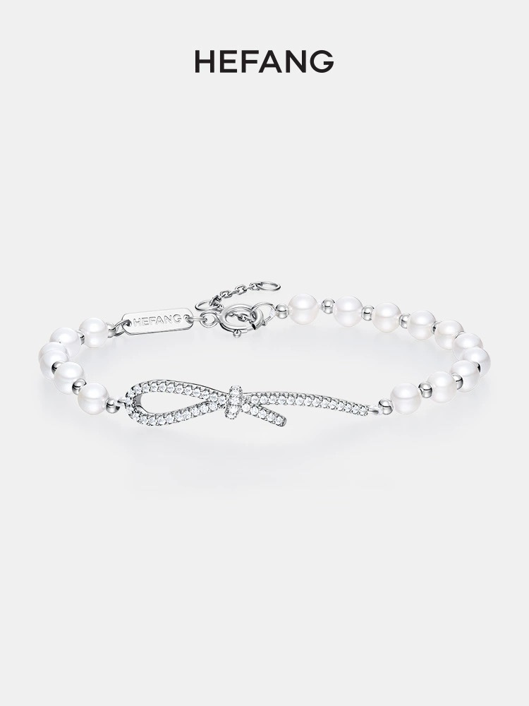 P80 HEFANG何方优雅丝带手链婚小众简约搭配手环手镯手圈