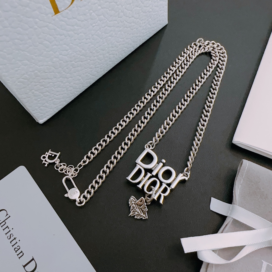 Dior Jewelry Necklaces & Pendants Designer Fake
 Unisex Vintage Chains