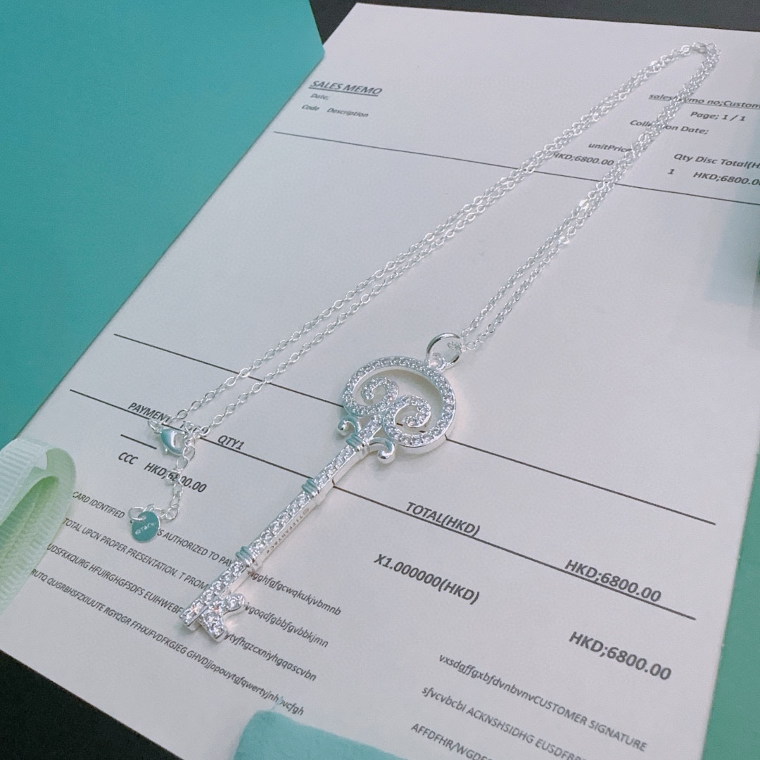 蒂芙尼TIFFNY&CO.专柜精工银版本明星同款复古做旧风原版复刻纯手工打造正品开模潮流时尚必备男女均可