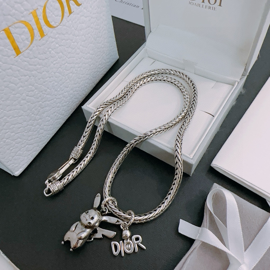    DIOR🔥新款 迪奥项链🇷🇼原单货🇷🇼专柜新款开模复古潮流时尚必备 男女均可佩戴 情侣款同款 摇滚