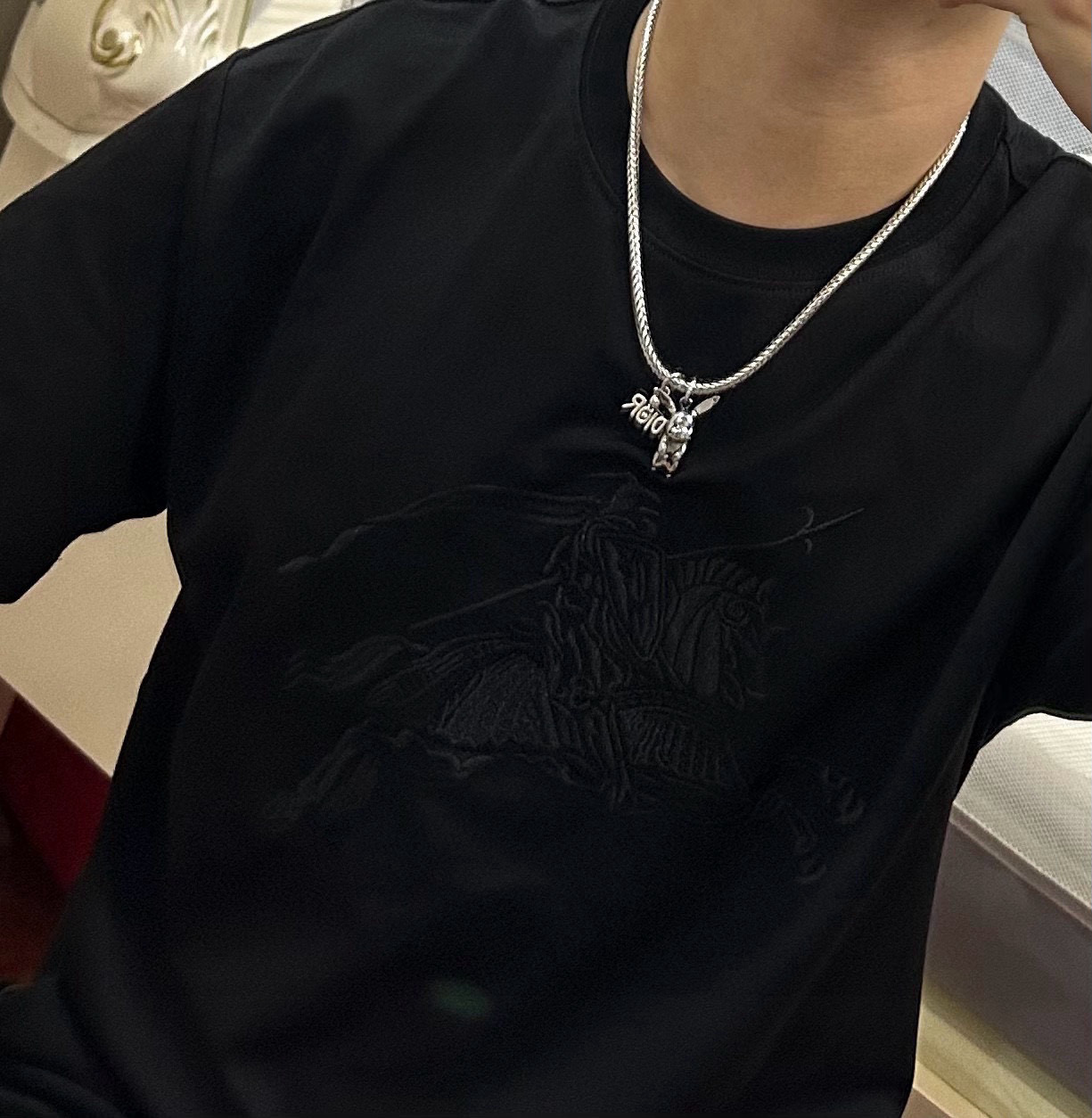    DIOR🔥新款 迪奥项链🇷🇼原单货🇷🇼专柜新款开模复古潮流时尚必备 男女均可佩戴 情侣款同款 摇滚