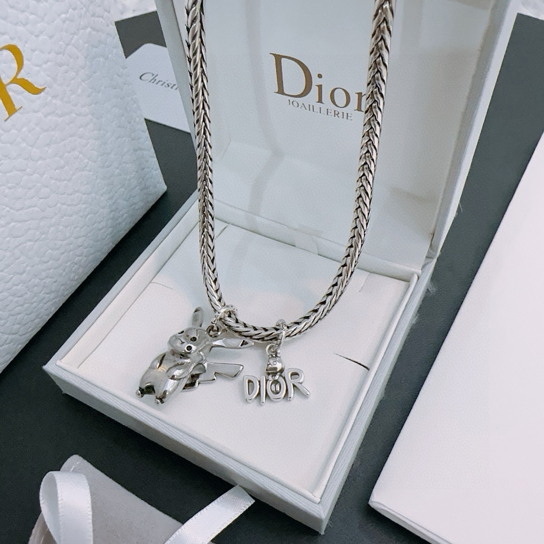    DIOR🔥新款 迪奥项链🇷🇼原单货🇷🇼专柜新款开模复古潮流时尚必备 男女均可佩戴 情侣款同款 摇滚