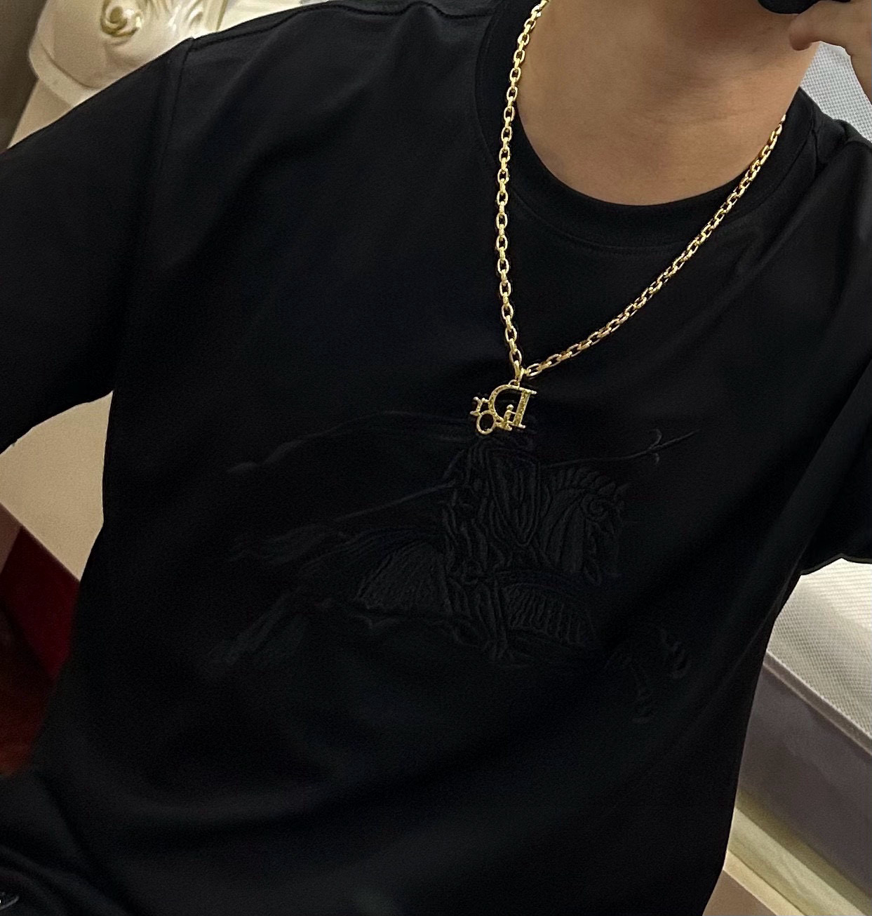    DIOR🔥新款 迪奥项链🇷🇼原单货🇷🇼专柜新款开模复古潮流时尚必备 男女均可佩戴 情侣款同款 摇滚