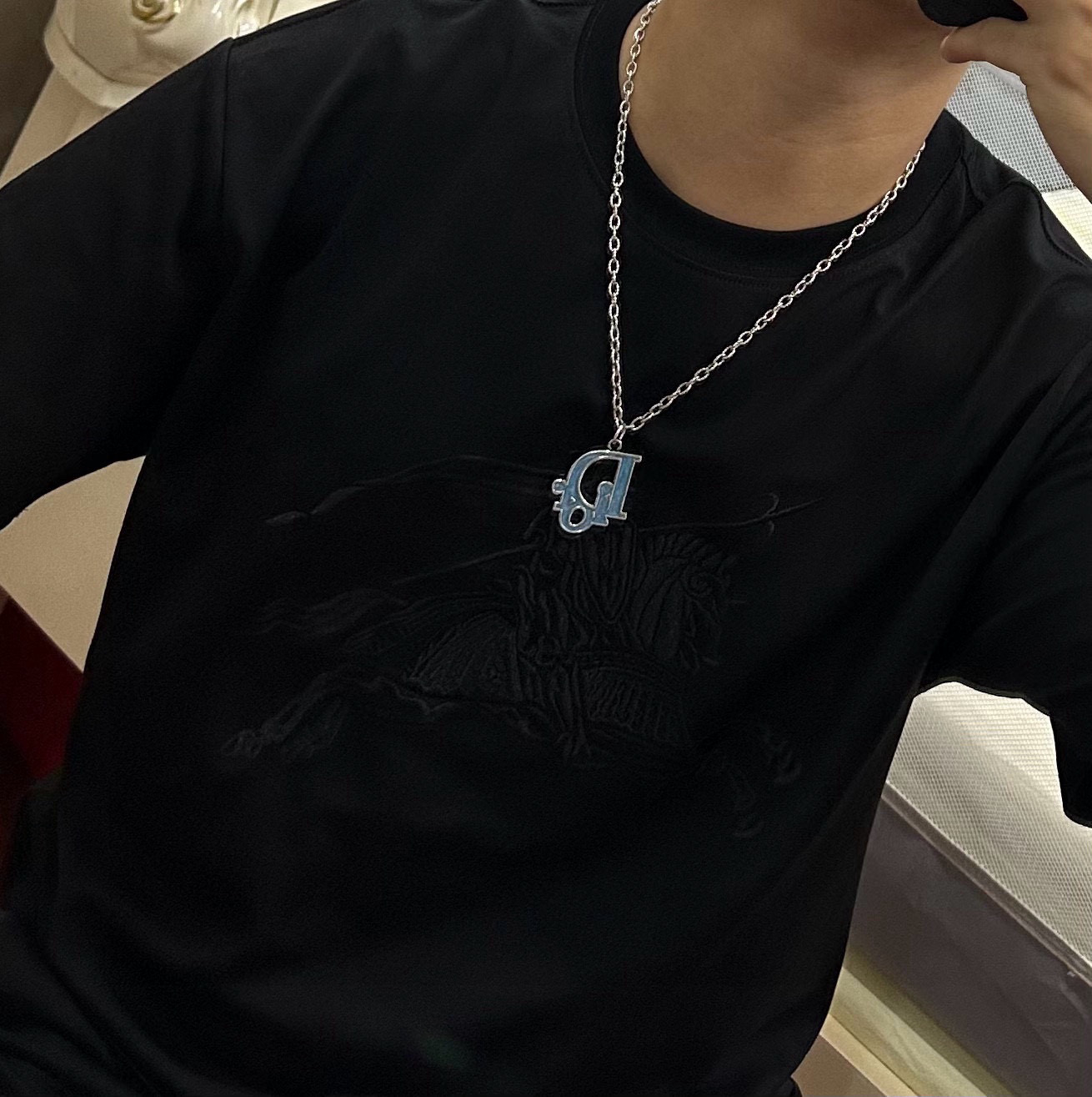    DIOR🔥新款 迪奥项链🇷🇼原单货🇷🇼专柜新款开模复古潮流时尚必备 男女均可佩戴 情侣款同款 摇滚