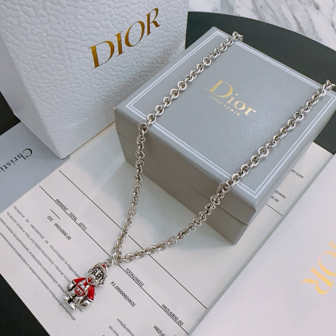    DIOR🔥新款 迪奥项链🇷🇼原单货🇷🇼专柜新款开模复古潮流时尚必备 男女均可佩戴 情侣款同款 摇滚