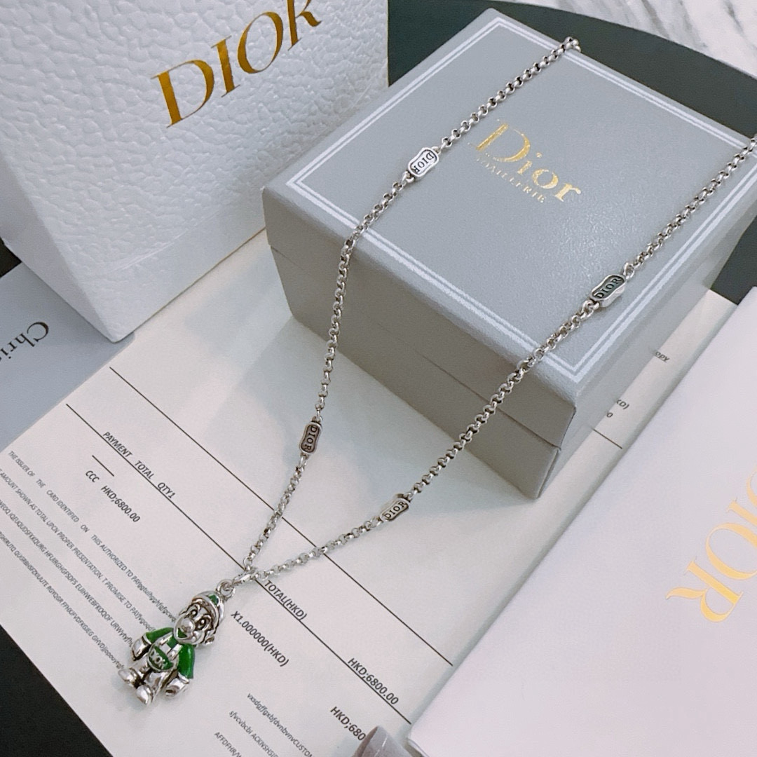    DIOR🔥新款 迪奥项链🇷🇼原单货🇷🇼专柜新款开模复古潮流时尚必备 男女均可佩戴 情侣款同款 摇滚