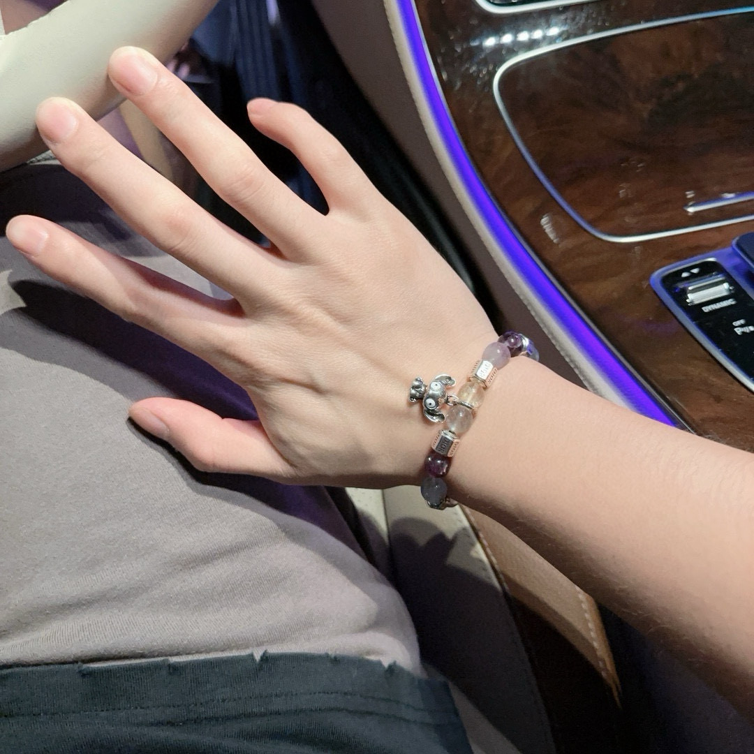   专柜精工版本 DIOR迪奥 多元素玛瑙泰银风格手链 权志龙明星同款 复古做旧风 原版复刻 纯手工打造