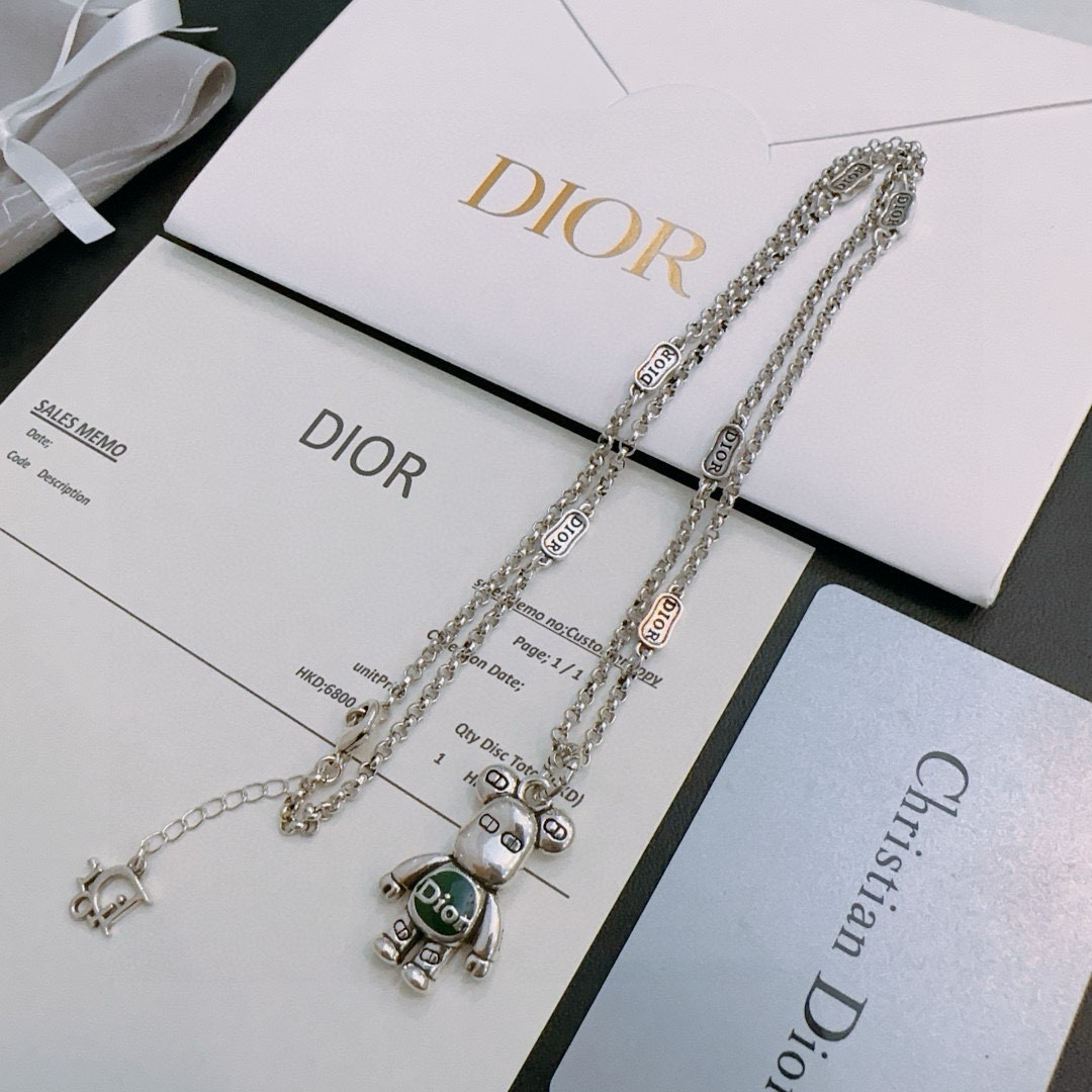    DIOR🔥新款 迪奥项链🇷🇼原单货🇷🇼专柜新款开模复古潮流时尚必备 男女均可佩戴 情侣款同款 摇滚