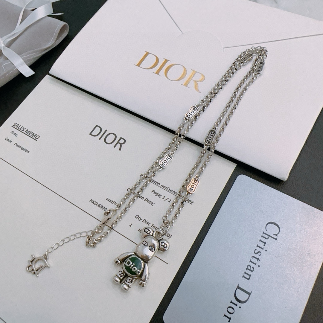    DIOR🔥新款 迪奥项链🇷🇼原单货🇷🇼专柜新款开模复古潮流时尚必备 男女均可佩戴 情侣款同款 摇滚