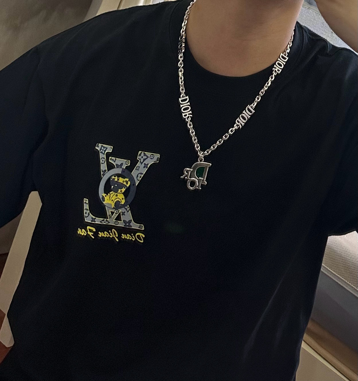    DIOR🔥新款 迪奥项链🇷🇼原单货🇷🇼专柜新款开模复古潮流时尚必备 男女均可佩戴 情侣款同款 摇滚
