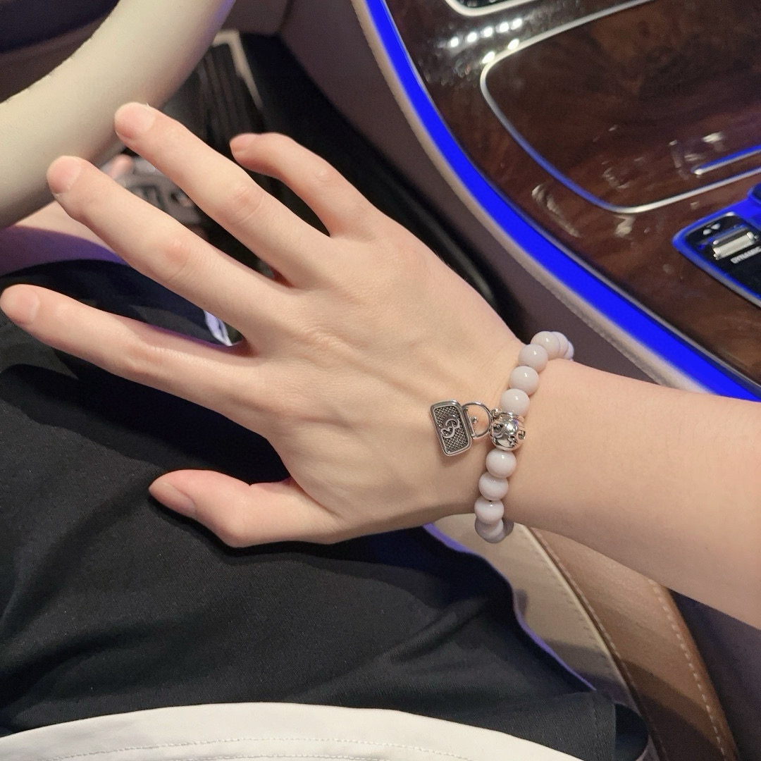   专柜精工版本 DIOR迪奥 多元素玛瑙泰银风格手链 权志龙明星同款 复古做旧风 原版复刻 纯手工打造