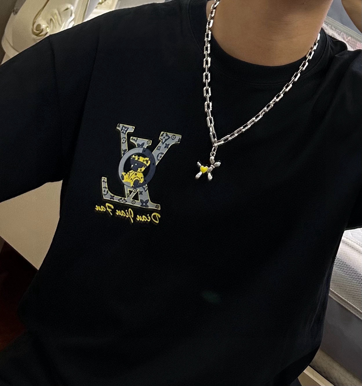    DIOR🔥新款 迪奥项链🇷🇼原单货🇷🇼专柜新款开模复古潮流时尚必备 男女均可佩戴 情侣款同款 摇滚