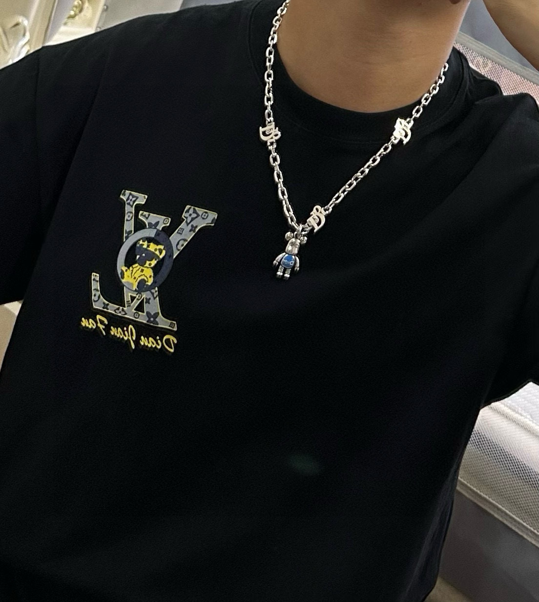    DIOR🔥新款 迪奥项链🇷🇼原单货🇷🇼专柜新款开模复古潮流时尚必备 男女均可佩戴 情侣款同款 摇滚