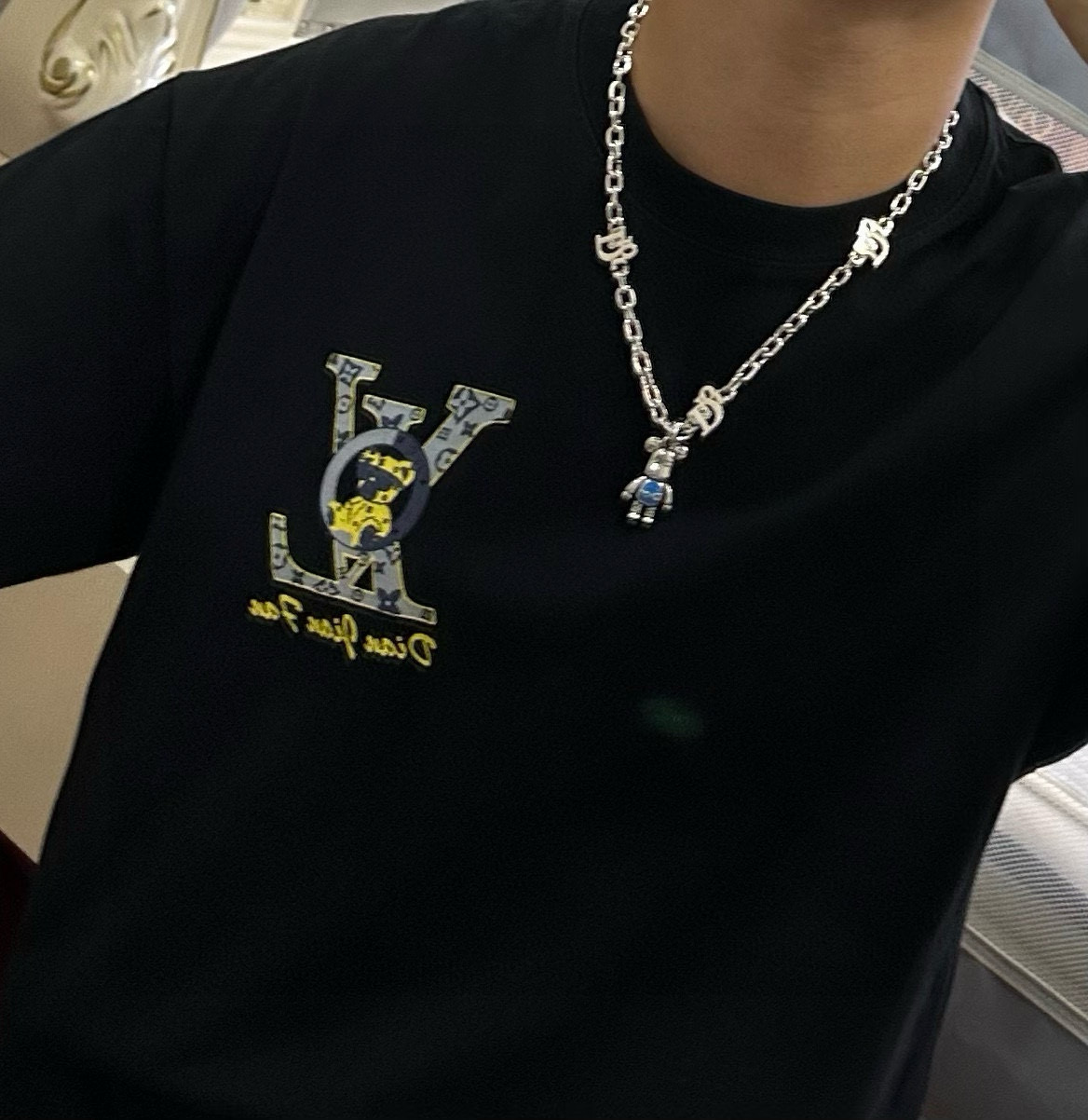    DIOR🔥新款 迪奥项链🇷🇼原单货🇷🇼专柜新款开模复古潮流时尚必备 男女均可佩戴 情侣款同款 摇滚