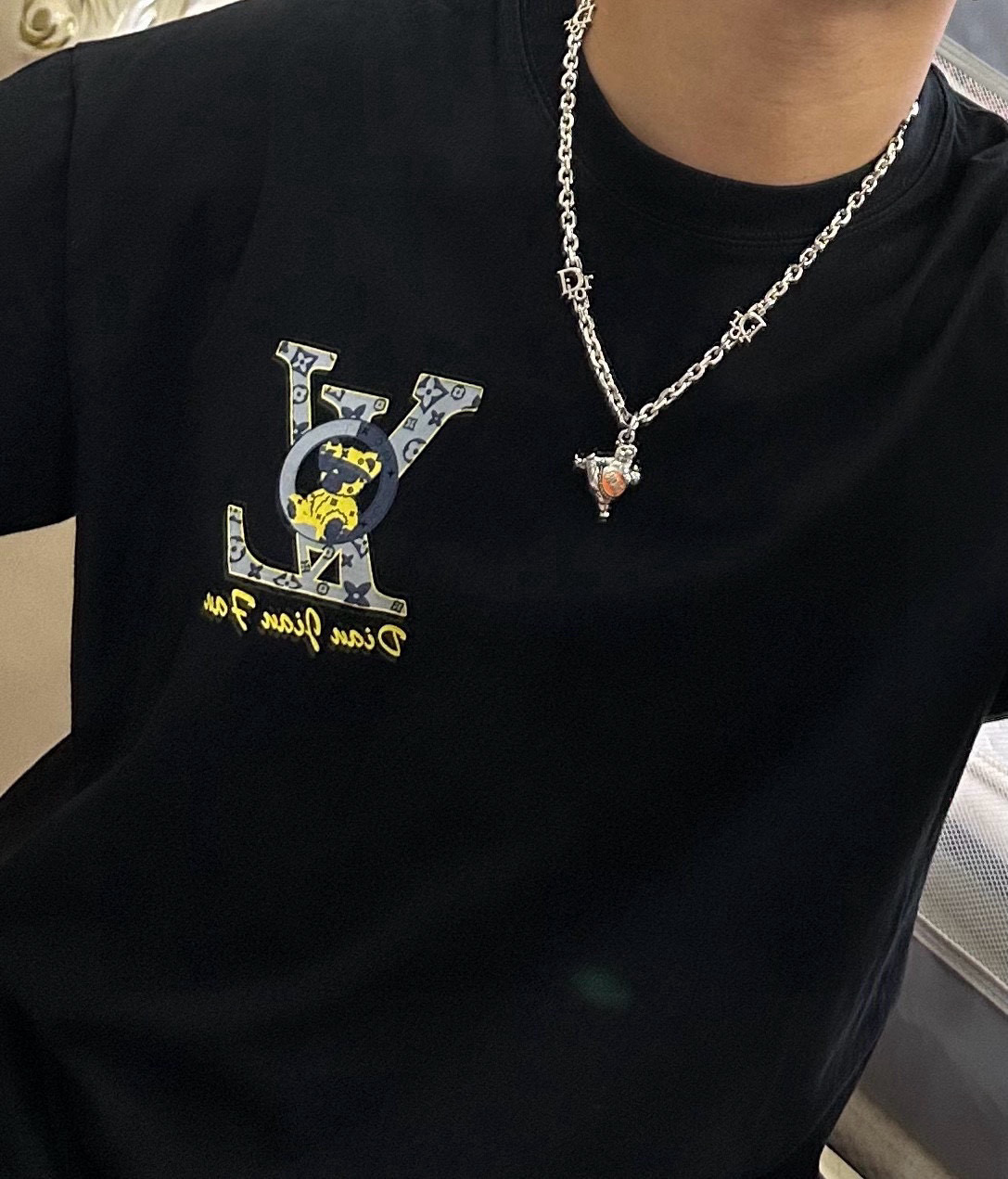    DIOR🔥新款 迪奥项链🇷🇼原单货🇷🇼专柜新款开模复古潮流时尚必备 男女均可佩戴 情侣款同款 摇滚