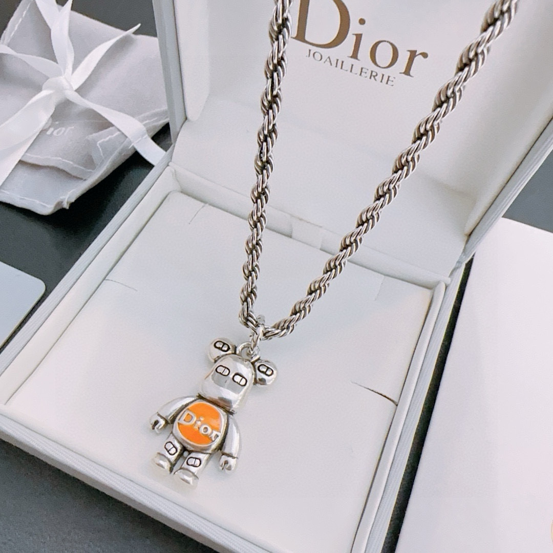    DIOR🔥新款 迪奥项链🇷🇼原单货🇷🇼专柜新款开模复古潮流时尚必备 男女均可佩戴 情侣款同款 摇滚