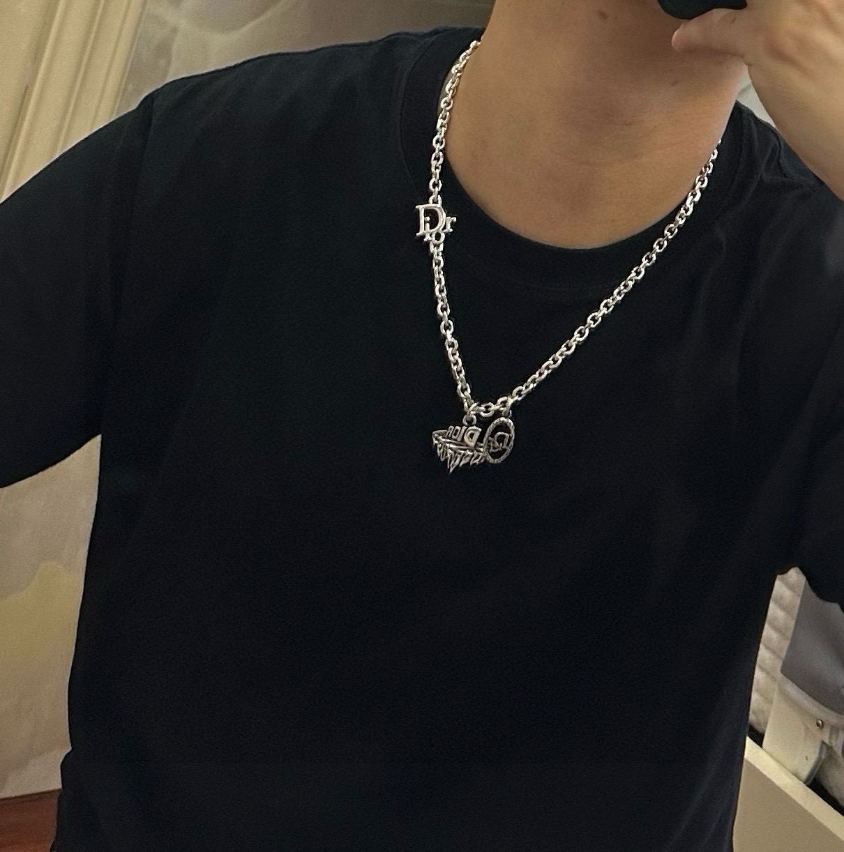    DIOR🔥新款 迪奥项链🇷🇼原单货🇷🇼专柜新款开模复古潮流时尚必备 男女均可佩戴 情侣款同款 摇滚