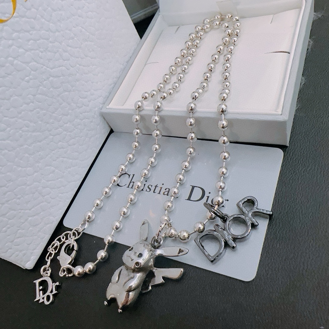    DIOR🔥新款 迪奥项链🇷🇼原单货🇷🇼专柜新款开模复古潮流时尚必备 男女均可佩戴 情侣款同款 摇滚