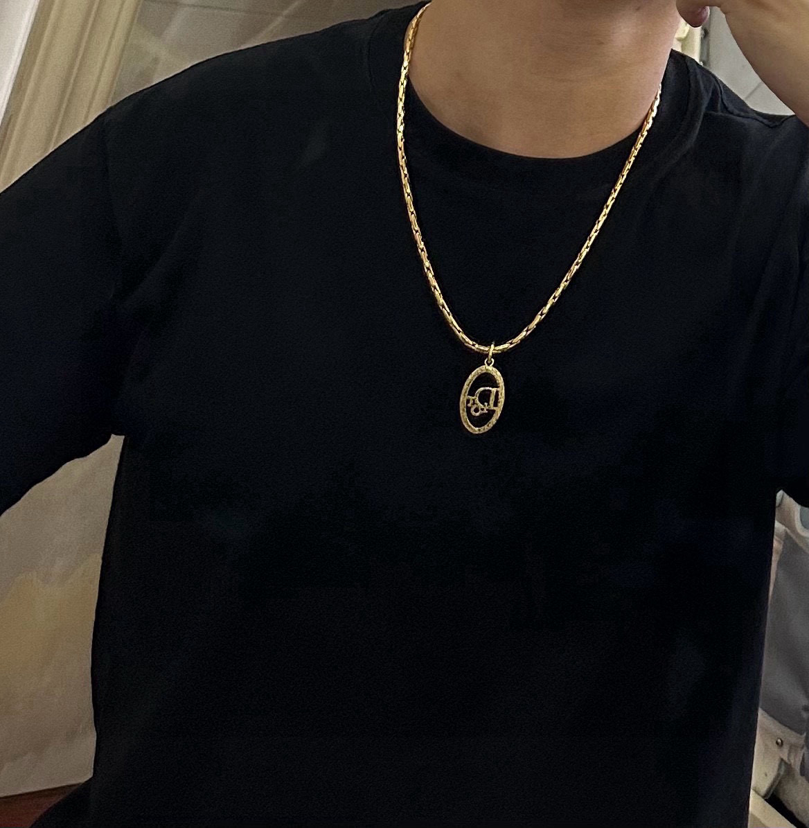    DIOR🔥新款 迪奥项链🇷🇼原单货🇷🇼专柜新款开模复古潮流时尚必备 男女均可佩戴 情侣款同款 摇滚