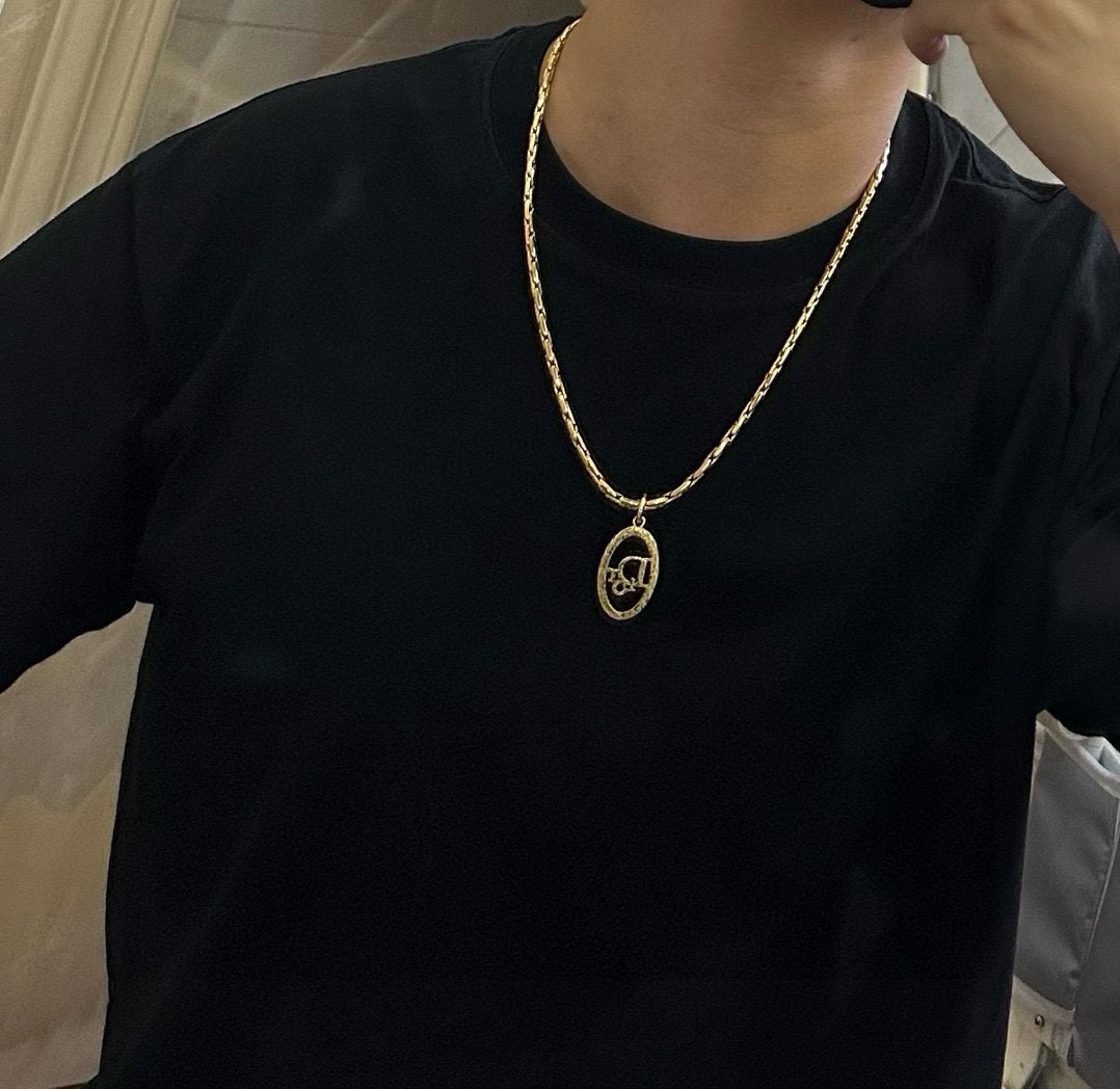    DIOR🔥新款 迪奥项链🇷🇼原单货🇷🇼专柜新款开模复古潮流时尚必备 男女均可佩戴 情侣款同款 摇滚