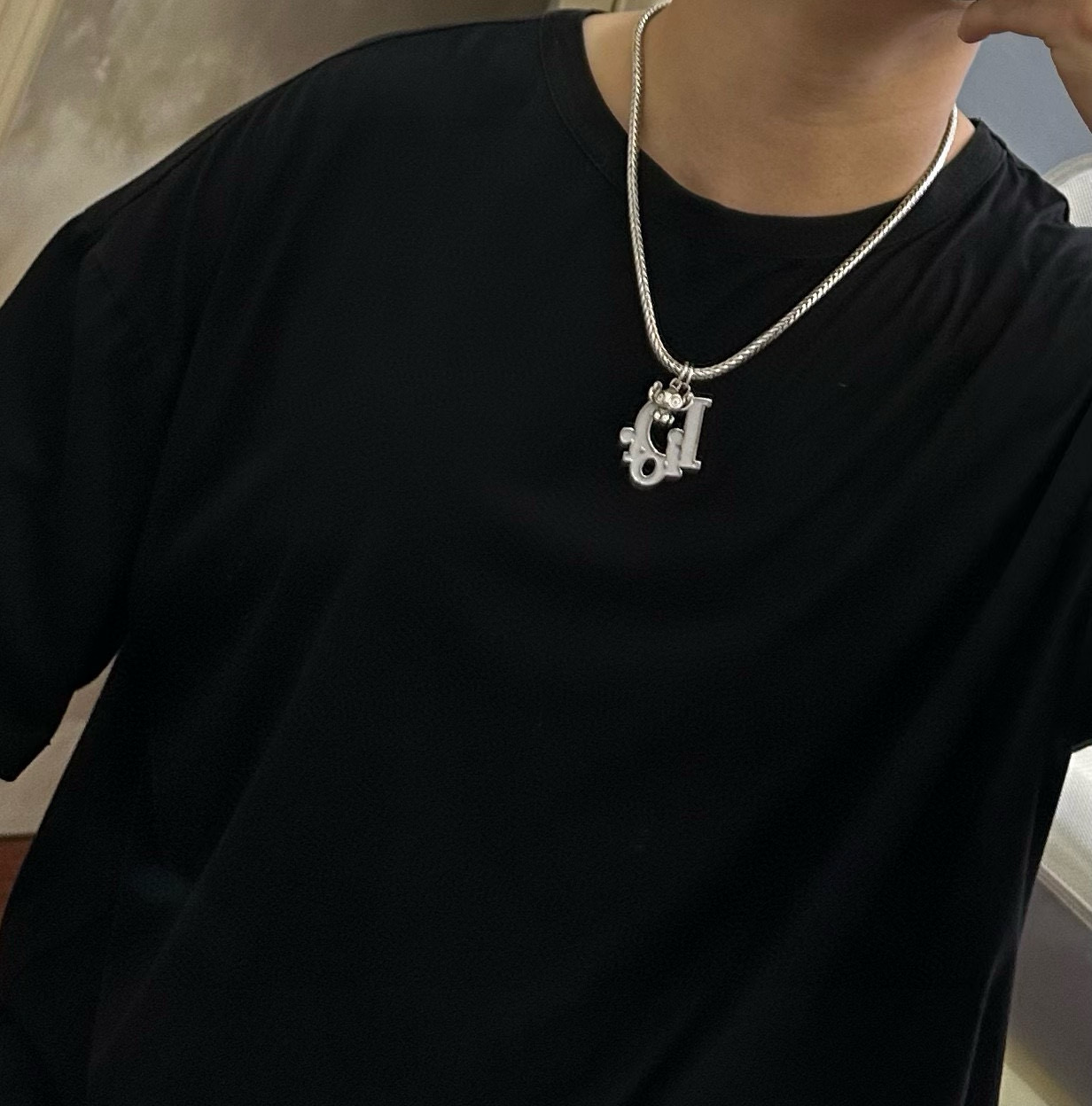    DIOR🔥新款 迪奥项链🇷🇼原单货🇷🇼专柜新款开模复古潮流时尚必备 男女均可佩戴 情侣款同款 摇滚