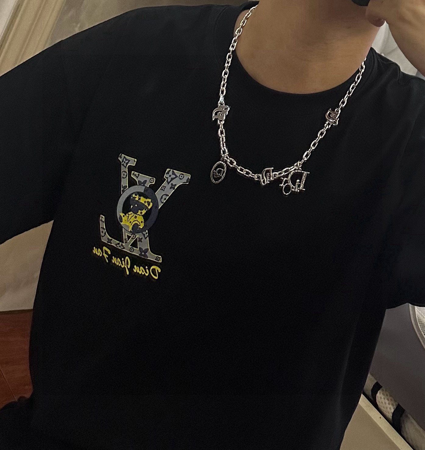    DIOR🔥新款 迪奥项链🇷🇼原单货🇷🇼专柜新款开模复古潮流时尚必备 男女均可佩戴 情侣款同款 摇滚