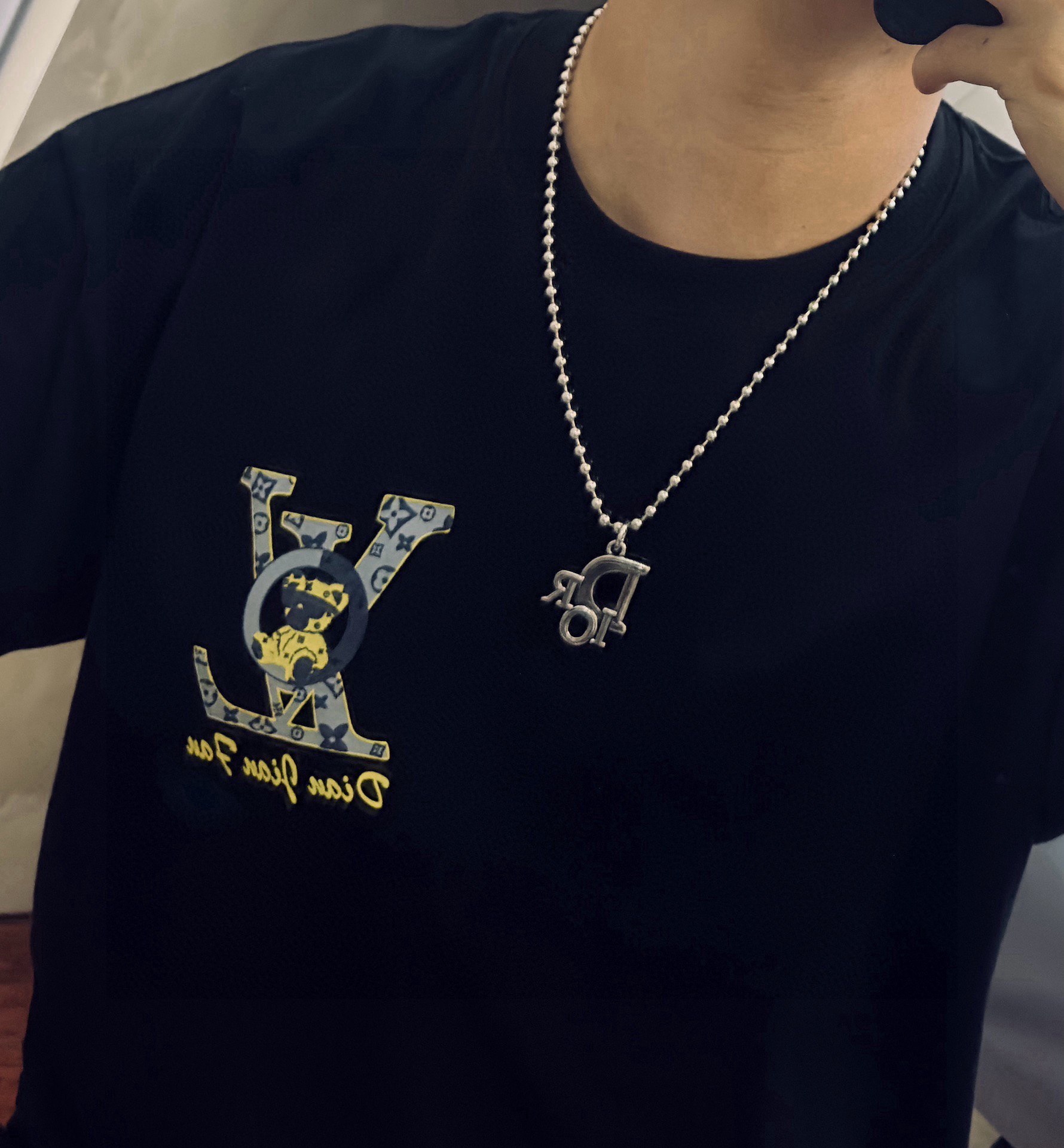    DIOR🔥新款 迪奥项链🇷🇼原单货🇷🇼专柜新款开模复古潮流时尚必备 男女均可佩戴 情侣款同款 摇滚