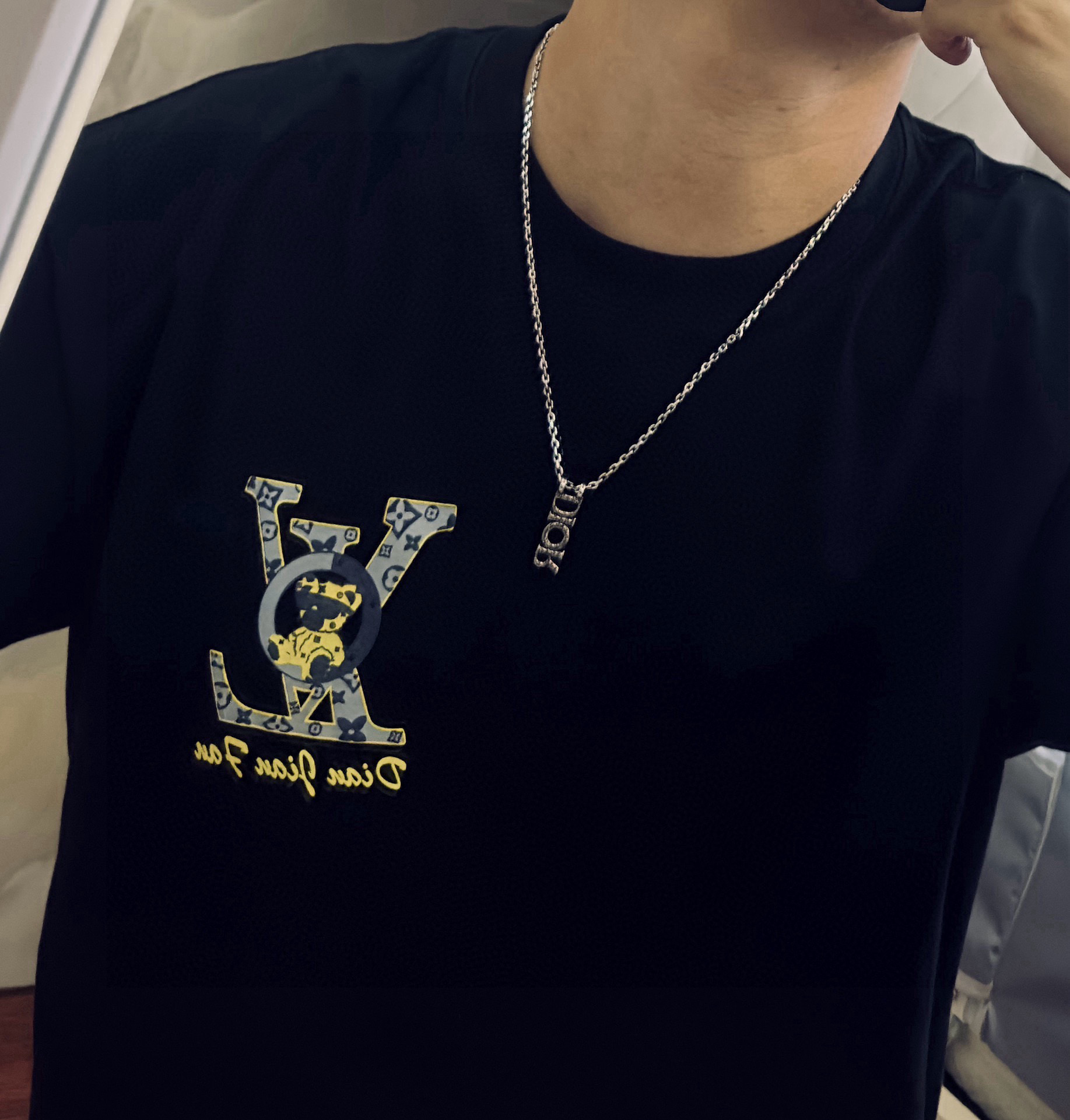    DIOR🔥新款 迪奥项链🇷🇼原单货🇷🇼专柜新款开模复古潮流时尚必备 男女均可佩戴 情侣款同款 摇滚