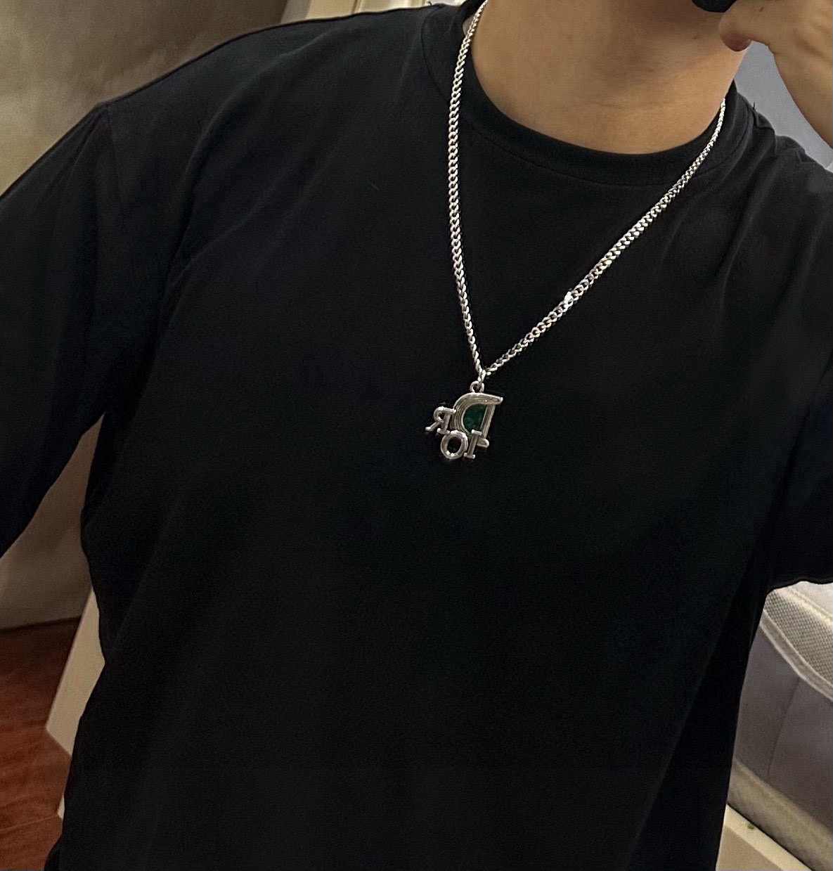    DIOR🔥新款 迪奥项链🇷🇼原单货🇷🇼专柜新款开模复古潮流时尚必备 男女均可佩戴 情侣款同款 摇滚