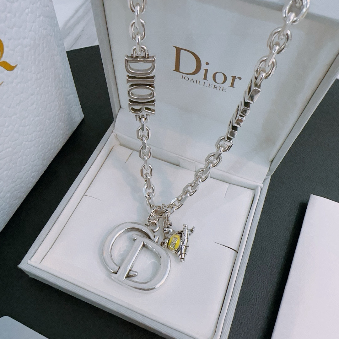    DIOR🔥新款 迪奥项链🇷🇼原单货🇷🇼专柜新款开模复古潮流时尚必备 男女均可佩戴 情侣款同款 摇滚