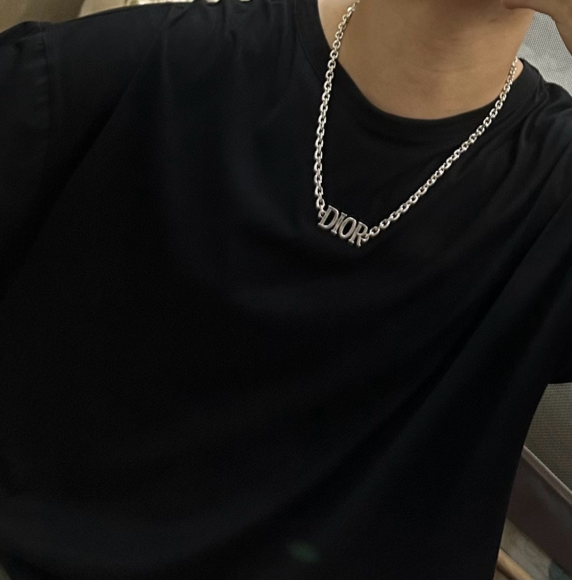    DIOR🔥新款 迪奥项链🇷🇼原单货🇷🇼专柜新款开模复古潮流时尚必备 男女均可佩戴 情侣款同款 摇滚