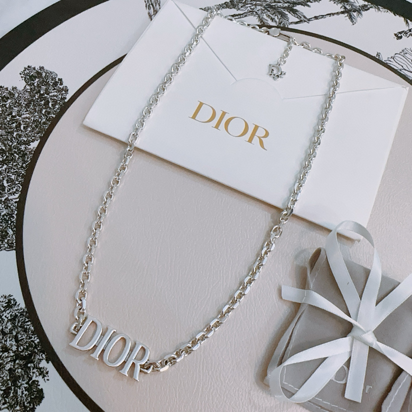    DIOR🔥新款 迪奥项链🇷🇼原单货🇷🇼专柜新款开模复古潮流时尚必备 男女均可佩戴 情侣款同款 摇滚