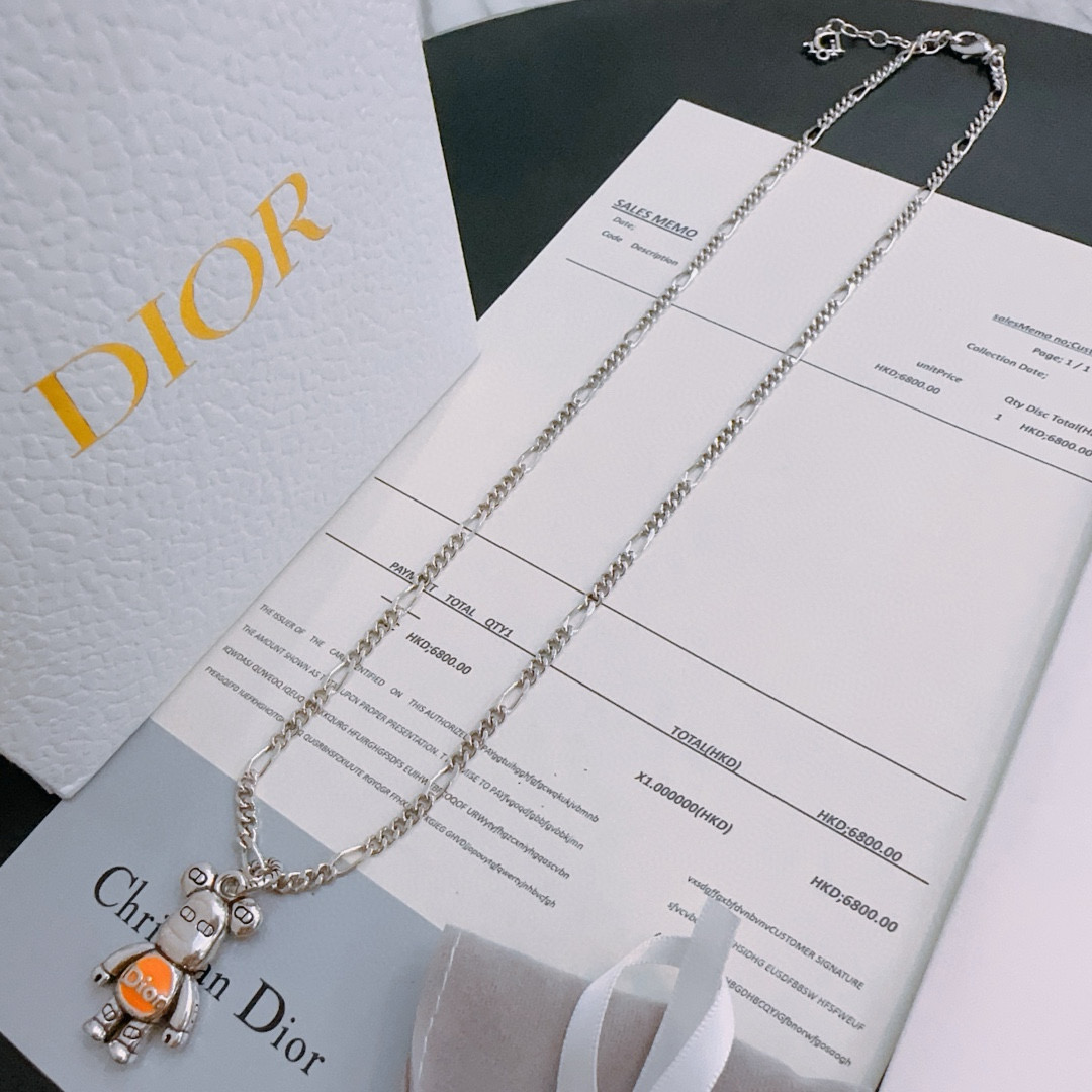    DIOR🔥新款 迪奥项链🇷🇼原单货🇷🇼专柜新款开模复古潮流时尚必备 男女均可佩戴 情侣款同款 摇滚