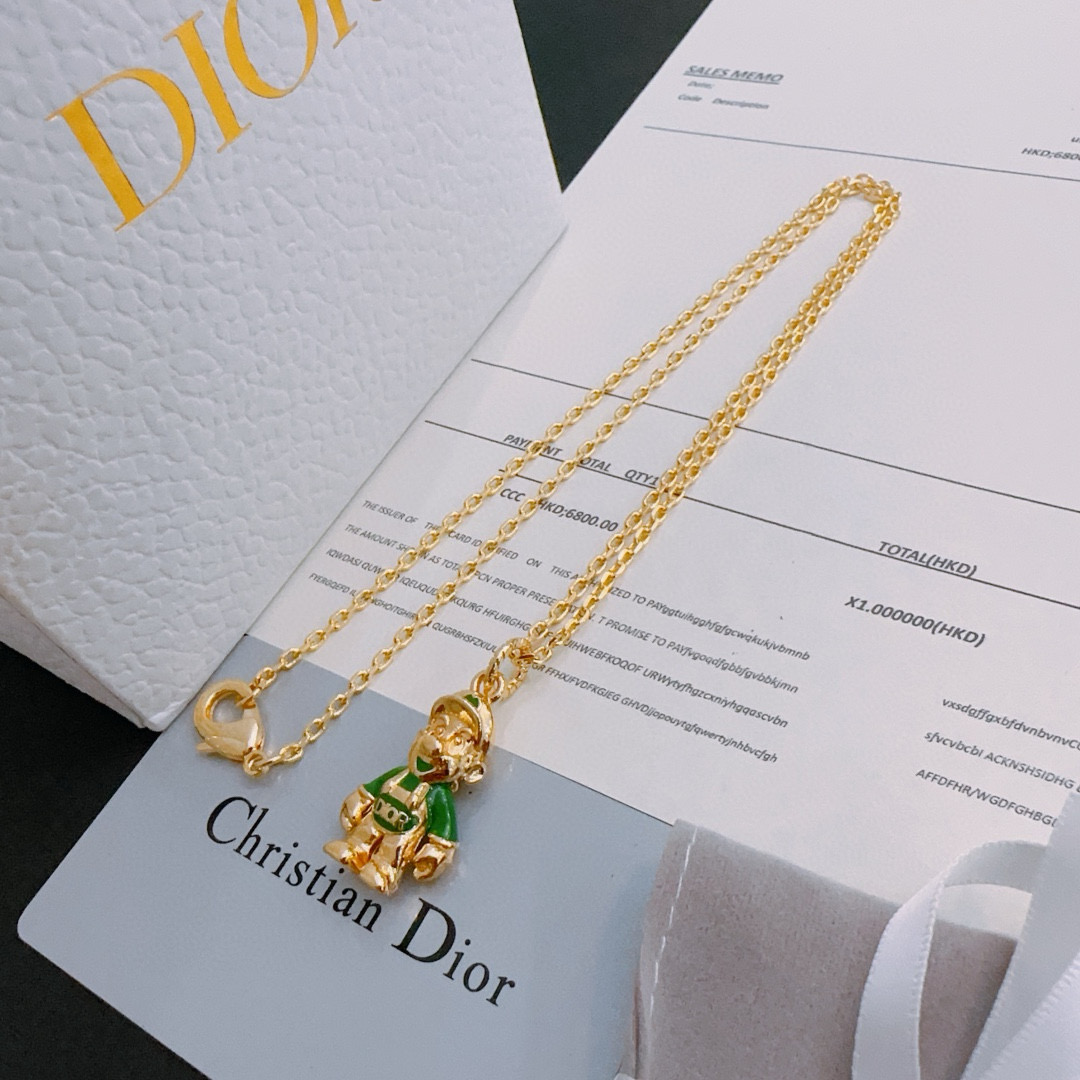    DIOR🔥新款 迪奥项链🇷🇼原单货🇷🇼专柜新款开模复古潮流时尚必备 男女均可佩戴 情侣款同款 摇滚