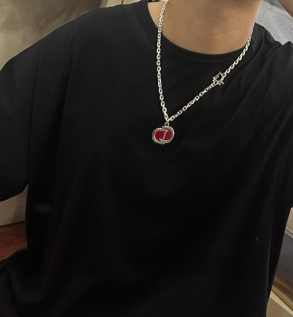    DIOR🔥新款 迪奥项链🇷🇼原单货🇷🇼专柜新款开模复古潮流时尚必备 男女均可佩戴 情侣款同款 摇滚