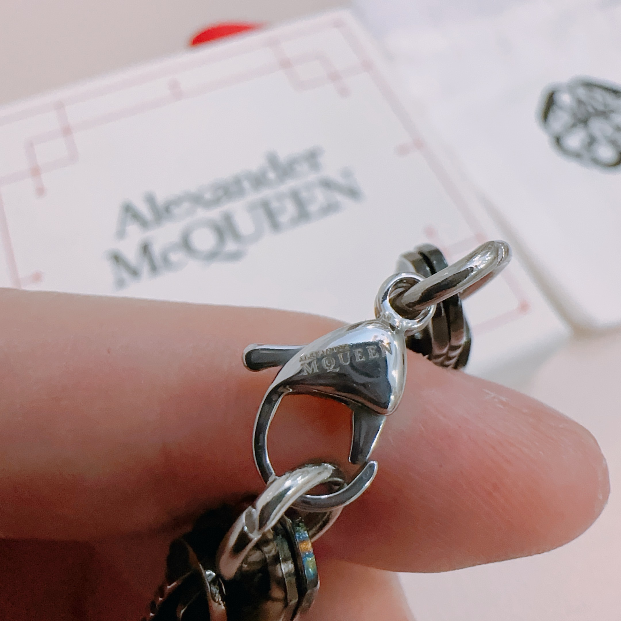   原单货新款Alexander McQueen 亚历山大 麦昆 手链  专柜一致原版定制  骨子里那种