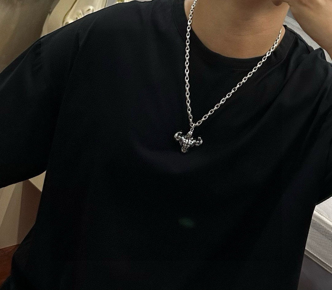    DIOR🔥新款 迪奥项链🇷🇼原单货🇷🇼专柜新款开模复古潮流时尚必备 男女均可佩戴 情侣款同款 摇滚