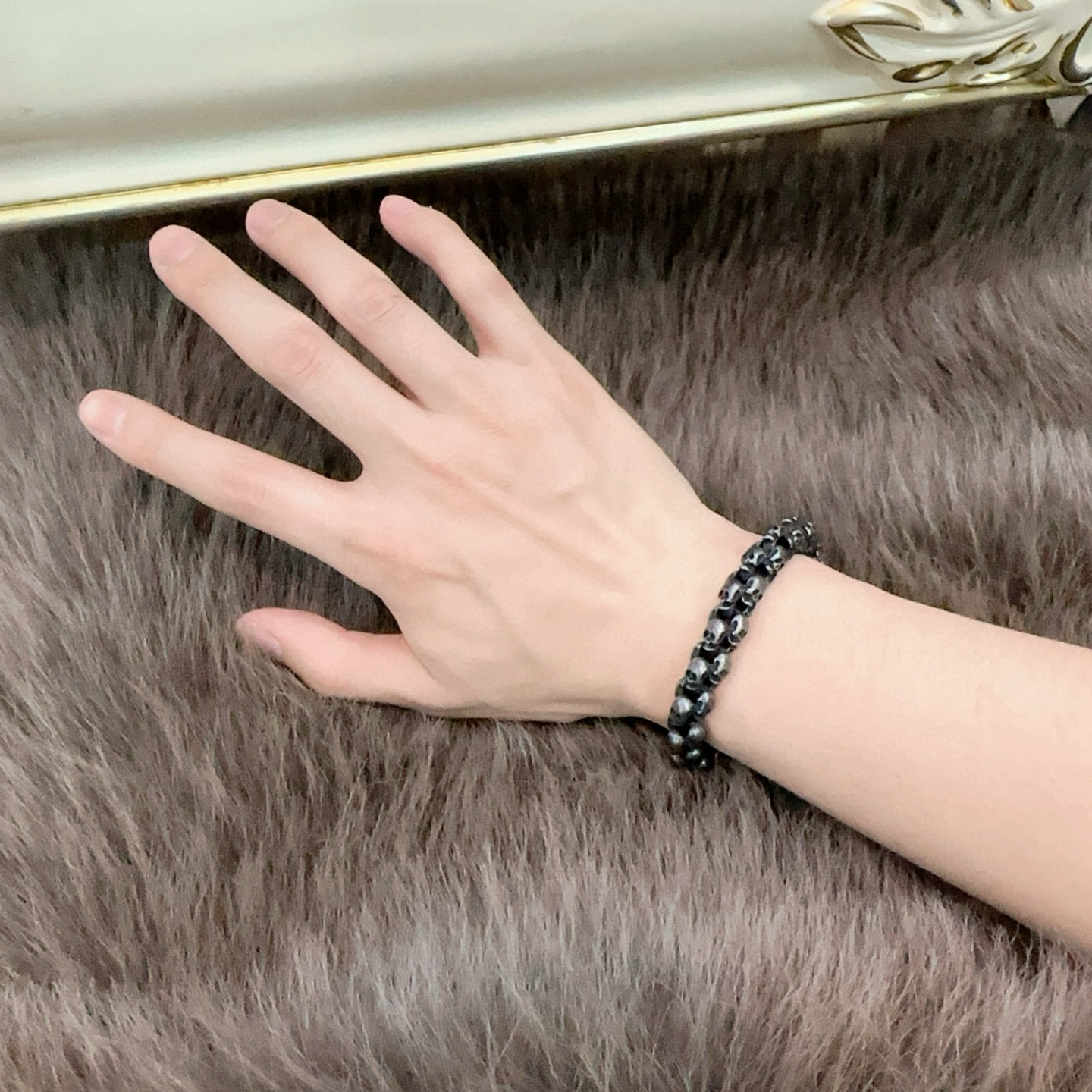   原单货新款Alexander McQueen 亚历山大 麦昆 手链  专柜一致原版定制  骨子里那种