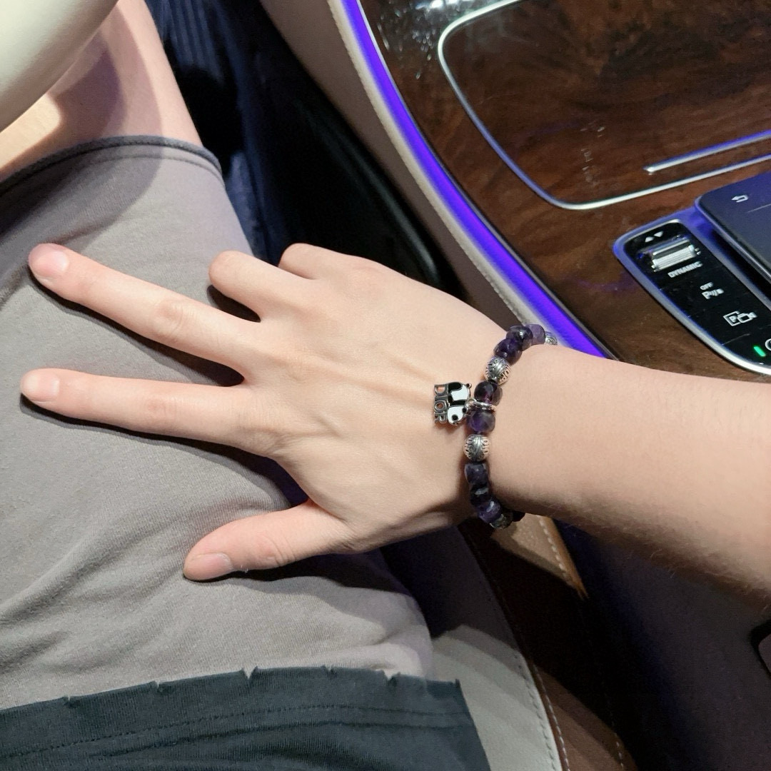   专柜精工版本 DIOR迪奥 多元素玛瑙泰银风格手链 权志龙明星同款 复古做旧风 原版复刻 纯手工打造