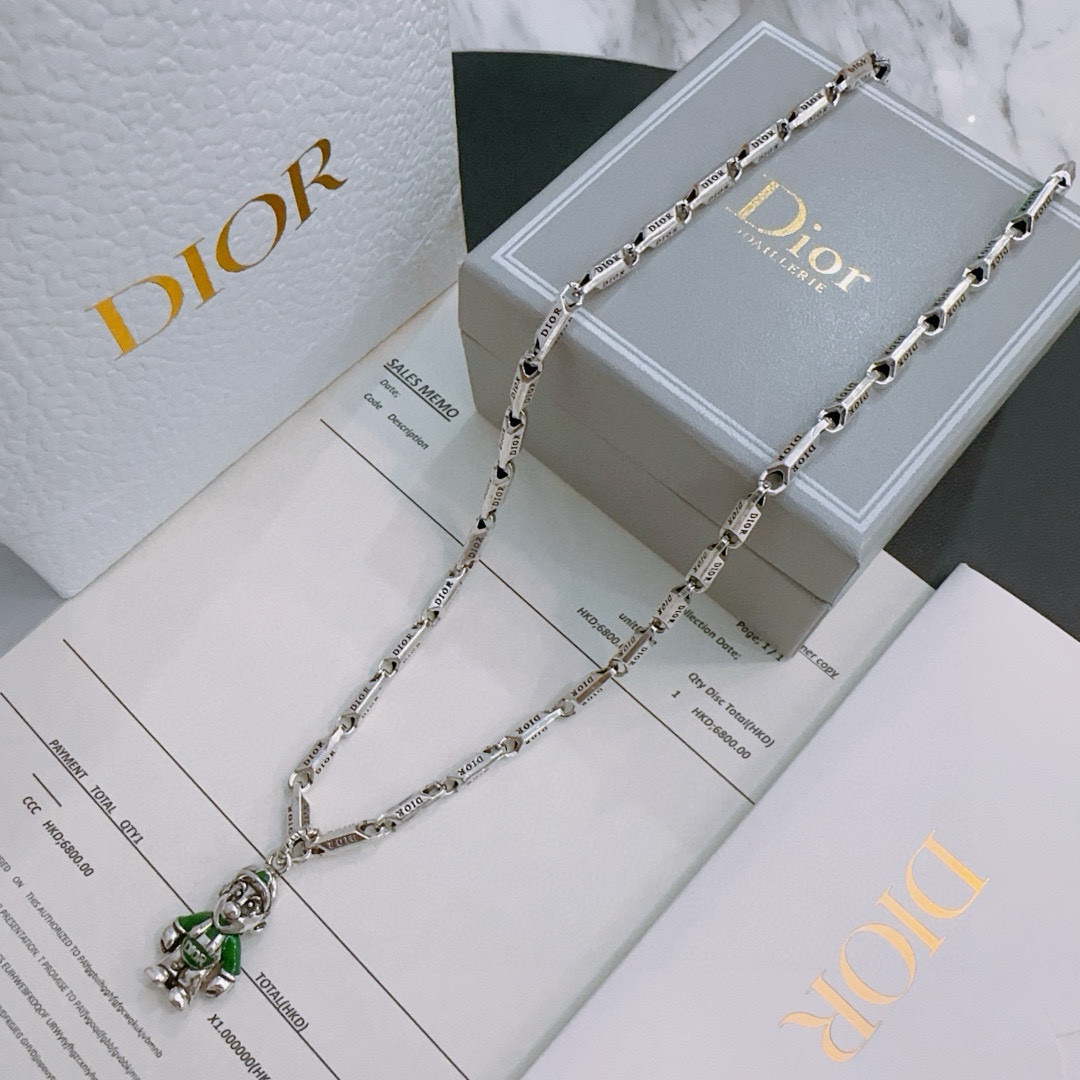    DIOR🔥新款 迪奥项链🇷🇼原单货🇷🇼专柜新款开模复古潮流时尚必备 男女均可佩戴 情侣款同款 摇滚