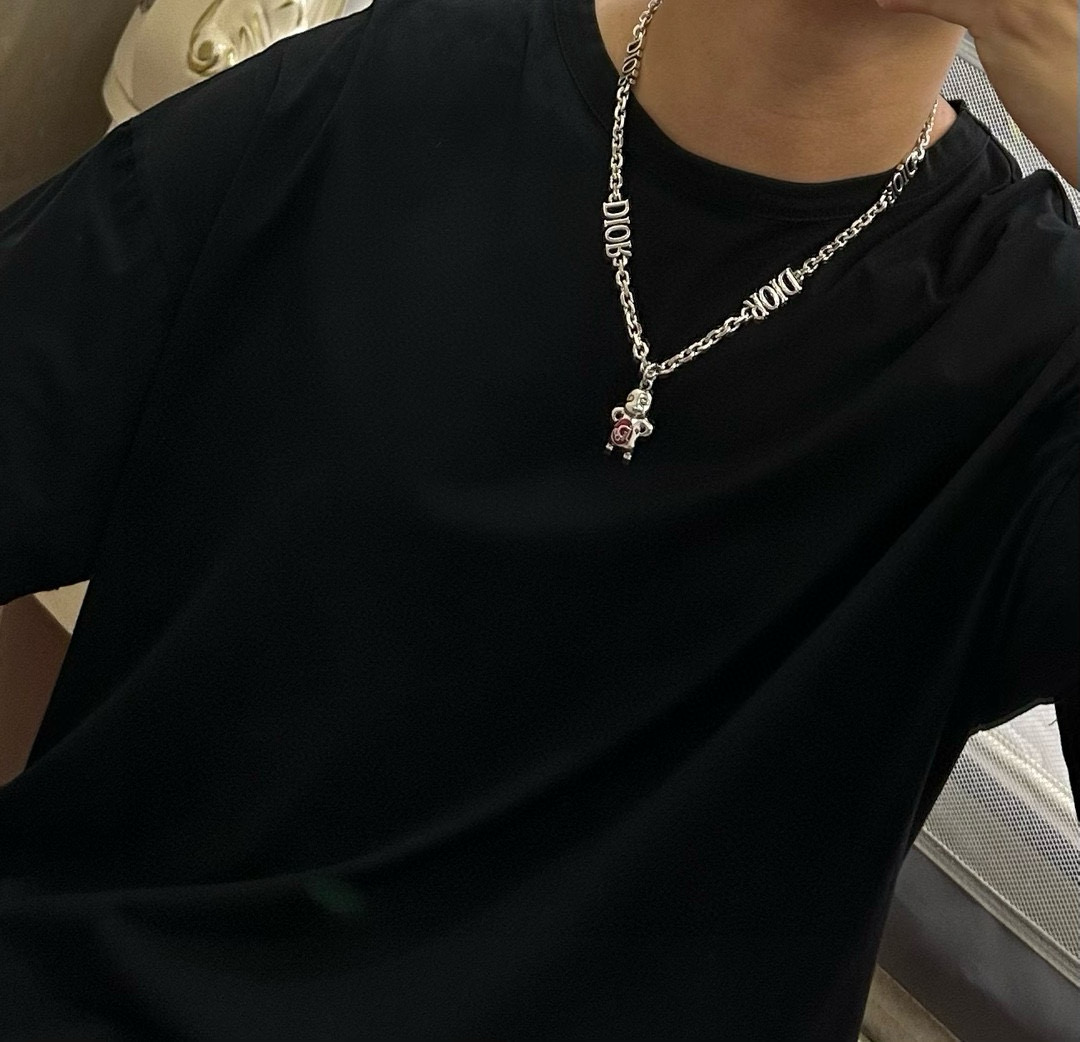    DIOR🔥新款 迪奥项链🇷🇼原单货🇷🇼专柜新款开模复古潮流时尚必备 男女均可佩戴 情侣款同款 摇滚