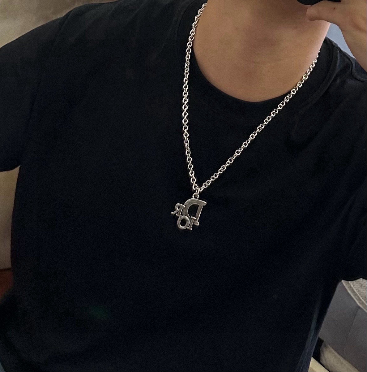    DIOR🔥新款 迪奥项链🇷🇼原单货🇷🇼专柜新款开模复古潮流时尚必备 男女均可佩戴 情侣款同款 摇滚